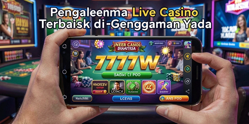 Screenshot gameplay Live Casino 7777W yang menarik dan interaktif.