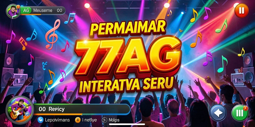 Screenshot <strong>77AG</strong> menampilkan gameplay seru dengan alat musik.