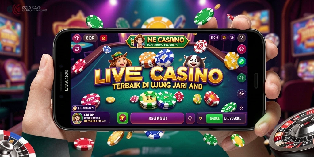 Tangkapan layar gameplay <strong>8QR</strong> menunjukkan dealer langsung yang berinteraksi dengan pemain.