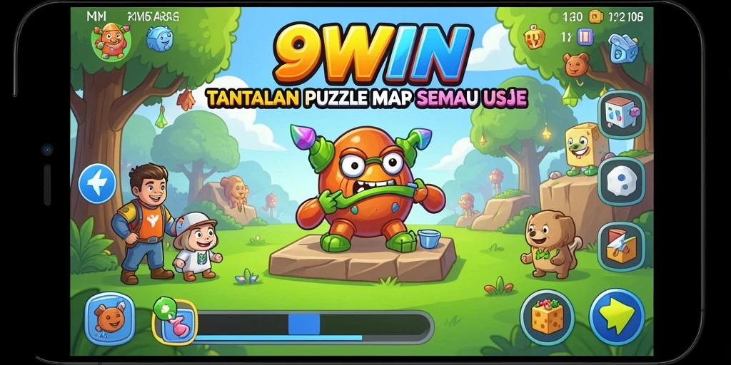 Tampilan gameplay 9WIN yang seru dan menantang teka-teki Puzzle.