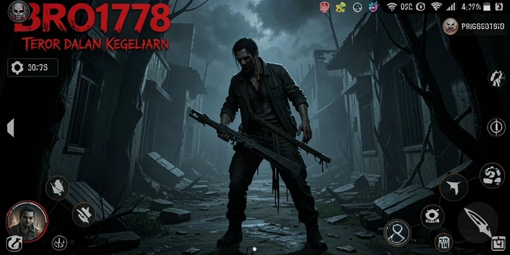 Tampilan gameplay yang menakutkan dalam BRO178, sempurna untuk penggemar genre Horror.