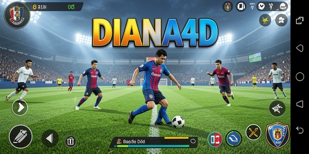 Tampilan gameplay DIANA4D yang menarik dan dinamis.