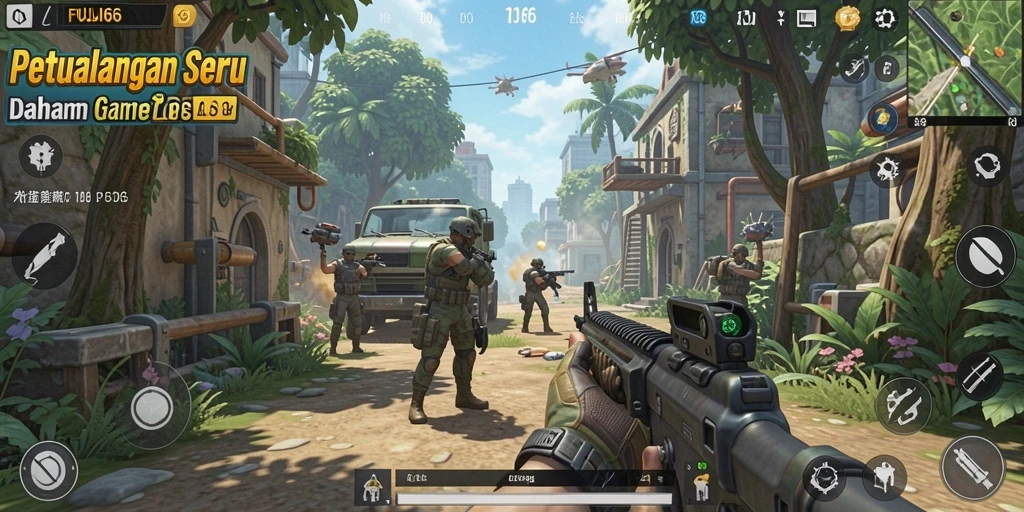 Tampilan aksi seru dalam gameplay FUJI66 yang mendebarkan.
