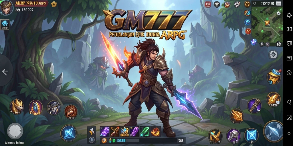 Screenshot GM777 menampilkan aksi pertarungan yang mendebarkan di dunia ARPG.