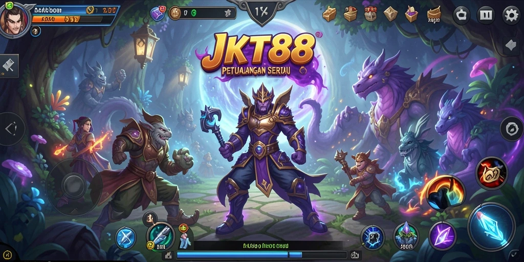 Tampilkan gameplay menawan dari game RPG JKT88.