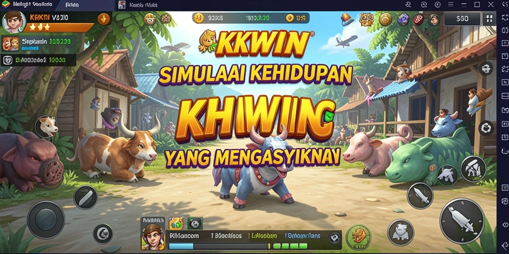 Gambaran gameplay yang menarik dari KKWIN, dengan pengalaman simulasi yang mendalam.