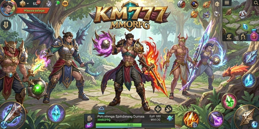Gameplay memukau di dunia MMORPG KM777.