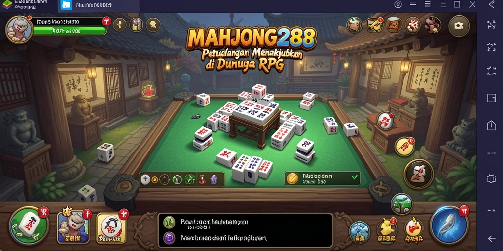 Tangkapan layar menunjukkan aksi seru dalam gameplay RPG.