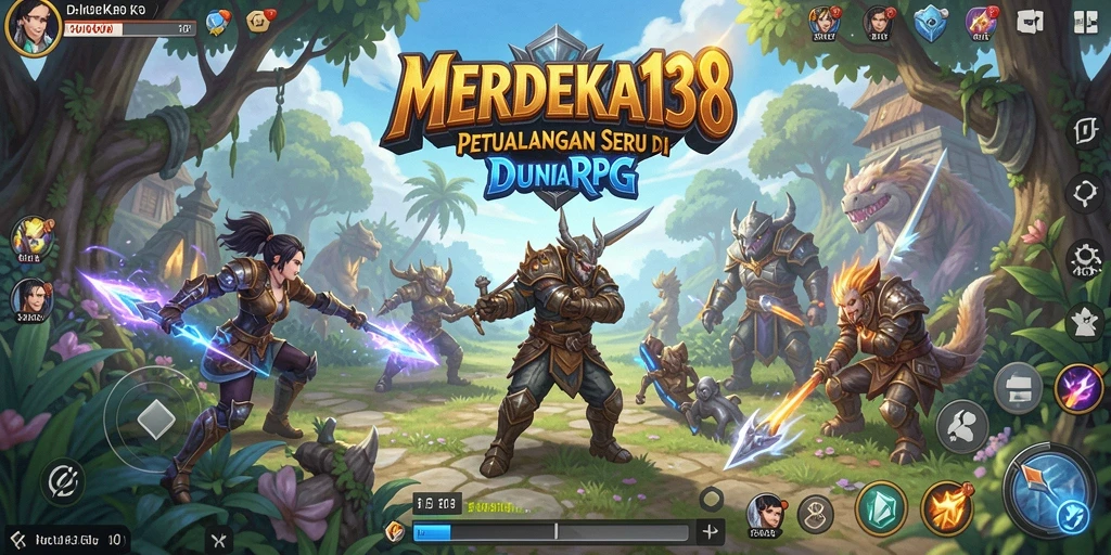 Tampilkan aksi seru dan grafis luar biasa dari game RPG MERDEKA138.