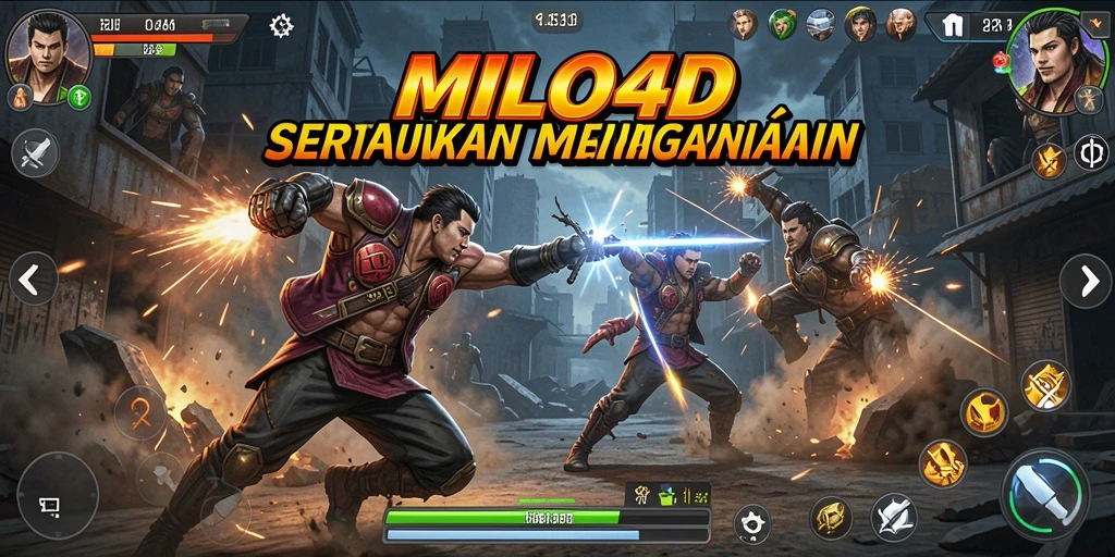 Tampilan gameplay thrilling dalam MILO4D yang memukau.