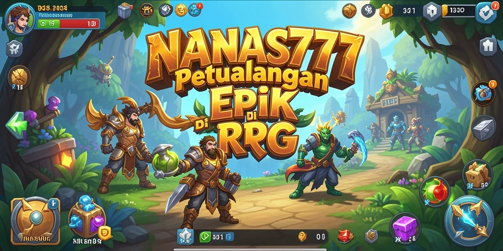 Gameplay NANAS777 yang mendebarkan dengan pertempuran RPG yang seru.