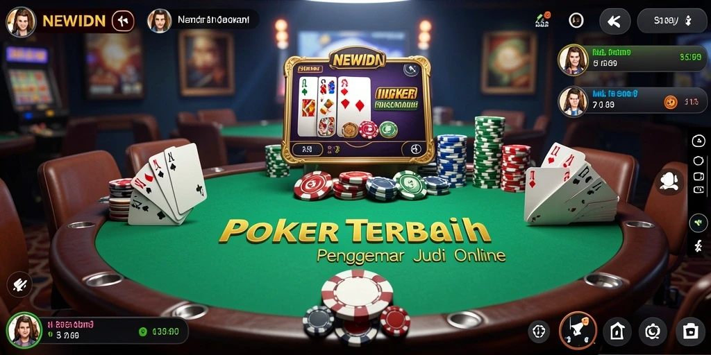 Tampilan screenshot NEWIDN yang menampilkan aksi seru dalam permainan Poker.
