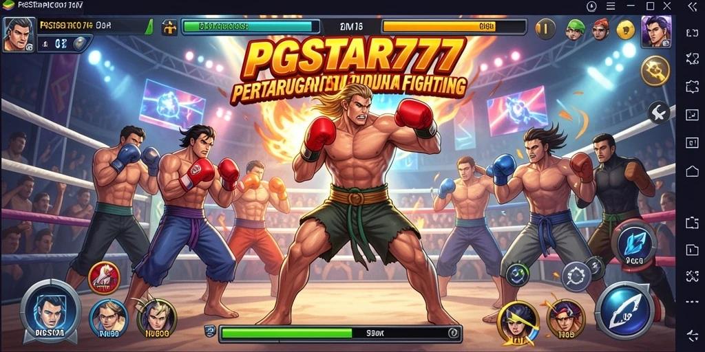 Gameplay Fighting PGSTAR777 yang seru dan penuh aksi.