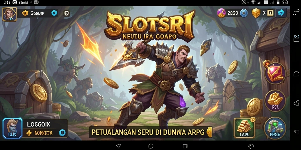 Screenshot gameplay SLOTSRI menampilkan aksi mendebarkan dalam dunia ARPG.