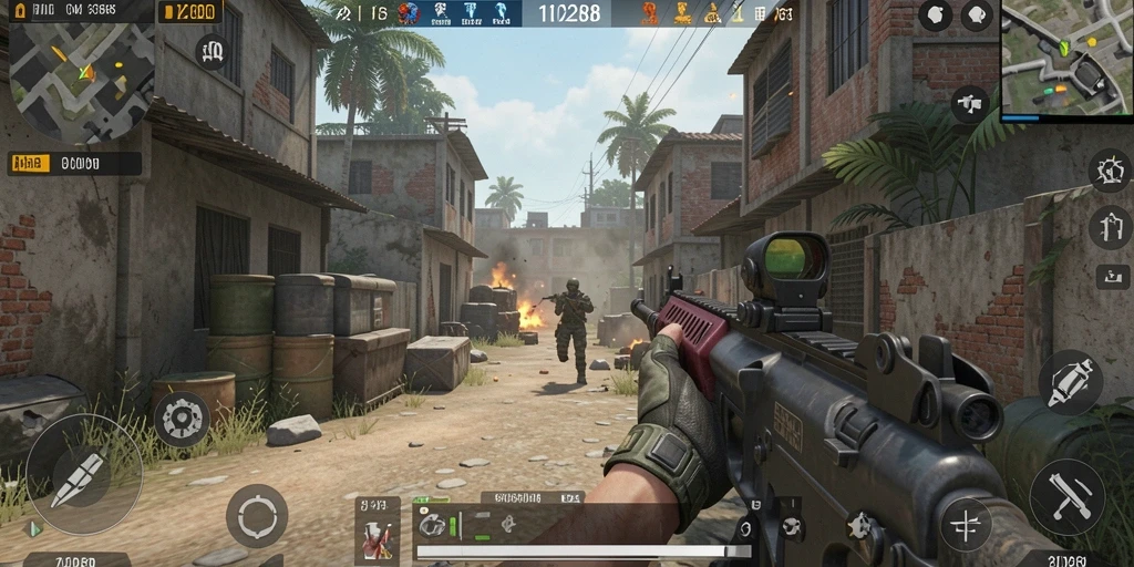 Gameplay intens TO288 memperlihatkan aksi seru di medan perang FPS.