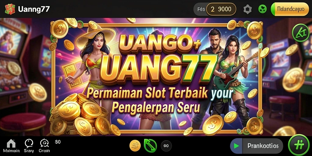Tampilan gameplay UANG77 dengan grafis slot yang menarik.